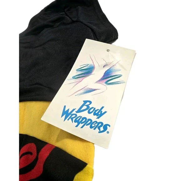 Body Wrappers Vintage 80s Open Back Unitard Biketard Leotard Dance Size Preteen